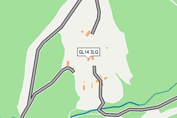 GL14 3LQ map - OS OpenMap – Local (Ordnance Survey)