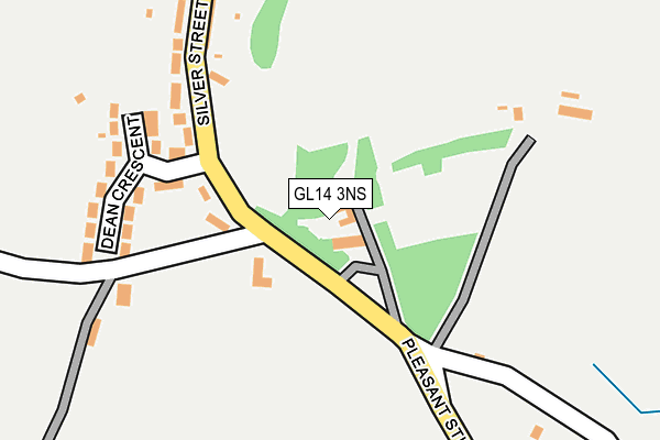 GL14 3NS map - OS OpenMap – Local (Ordnance Survey)