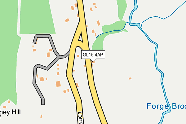 GL15 4AP map - OS OpenMap – Local (Ordnance Survey)