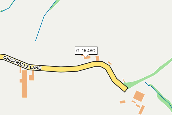 GL15 4AQ map - OS OpenMap – Local (Ordnance Survey)