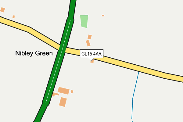 GL15 4AR map - OS OpenMap – Local (Ordnance Survey)
