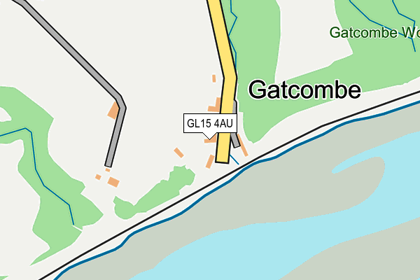 GL15 4AU map - OS OpenMap – Local (Ordnance Survey)
