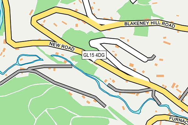 GL15 4DG map - OS OpenMap – Local (Ordnance Survey)
