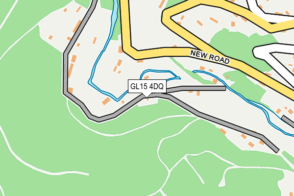 GL15 4DQ map - OS OpenMap – Local (Ordnance Survey)