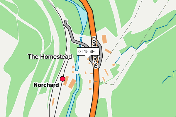 GL15 4ET map - OS OpenMap – Local (Ordnance Survey)