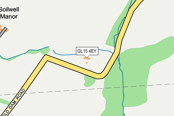 GL15 4EY map - OS OpenMap – Local (Ordnance Survey)