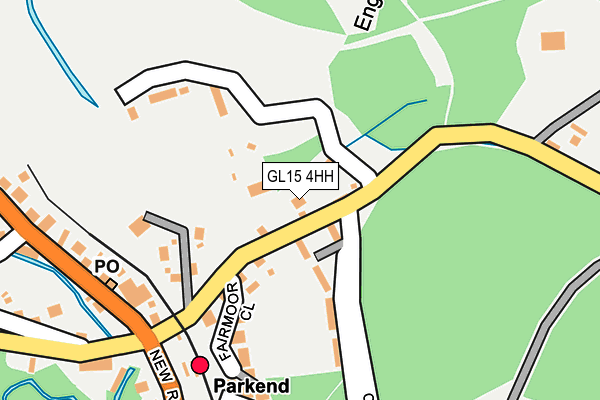 GL15 4HH map - OS OpenMap – Local (Ordnance Survey)