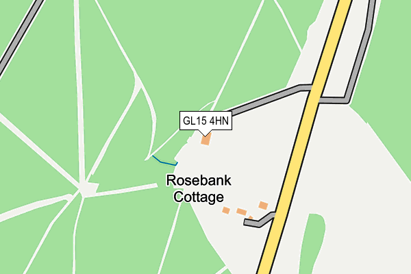 GL15 4HN map - OS OpenMap – Local (Ordnance Survey)