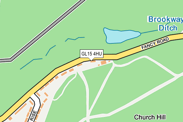 GL15 4HU map - OS OpenMap – Local (Ordnance Survey)