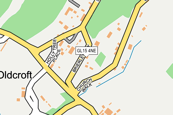 GL15 4NE map - OS OpenMap – Local (Ordnance Survey)