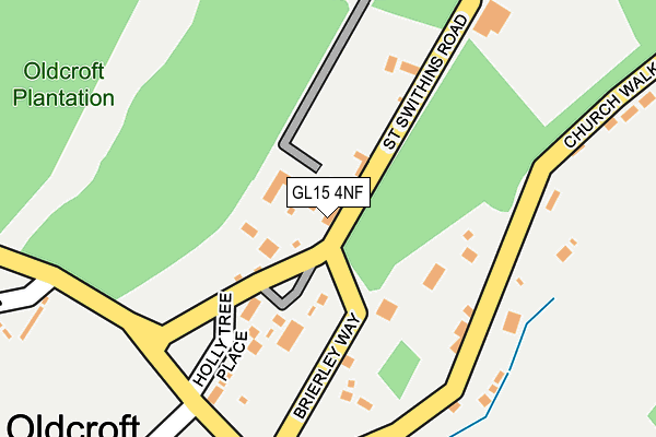 GL15 4NF map - OS OpenMap – Local (Ordnance Survey)