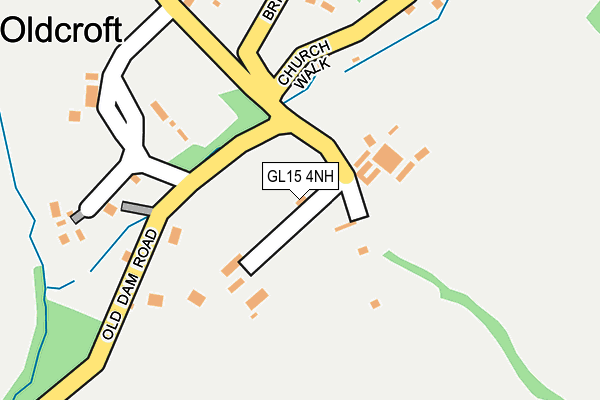 GL15 4NH map - OS OpenMap – Local (Ordnance Survey)
