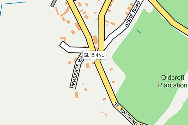 GL15 4NL map - OS OpenMap – Local (Ordnance Survey)