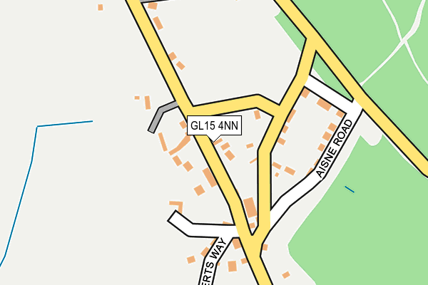 GL15 4NN map - OS OpenMap – Local (Ordnance Survey)