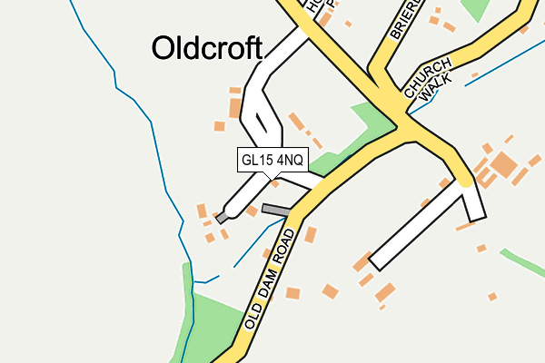 GL15 4NQ map - OS OpenMap – Local (Ordnance Survey)