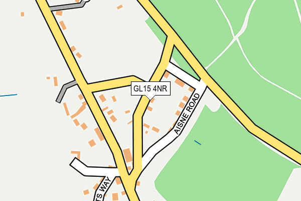 GL15 4NR map - OS OpenMap – Local (Ordnance Survey)