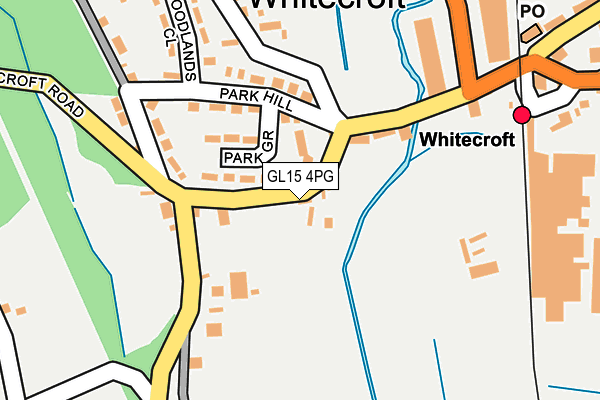 GL15 4PG map - OS OpenMap – Local (Ordnance Survey)