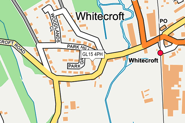 GL15 4PH map - OS OpenMap – Local (Ordnance Survey)