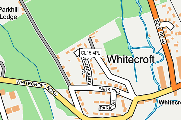 GL15 4PL map - OS OpenMap – Local (Ordnance Survey)