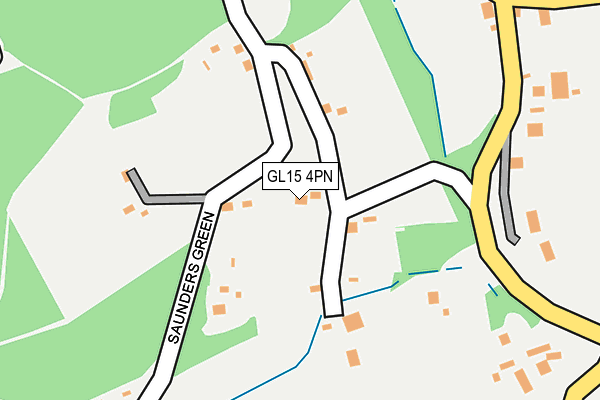 GL15 4PN map - OS OpenMap – Local (Ordnance Survey)