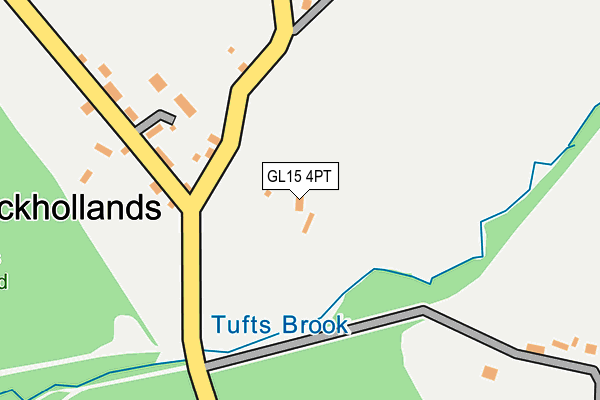 GL15 4PT map - OS OpenMap – Local (Ordnance Survey)