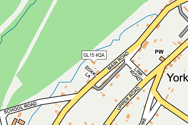 GL15 4QA map - OS OpenMap – Local (Ordnance Survey)