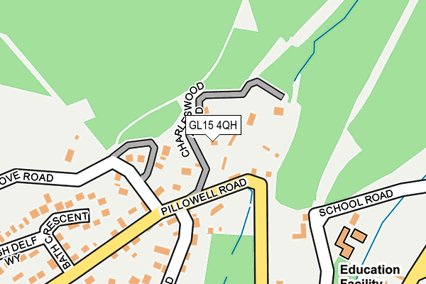 GL15 4QH map - OS OpenMap – Local (Ordnance Survey)