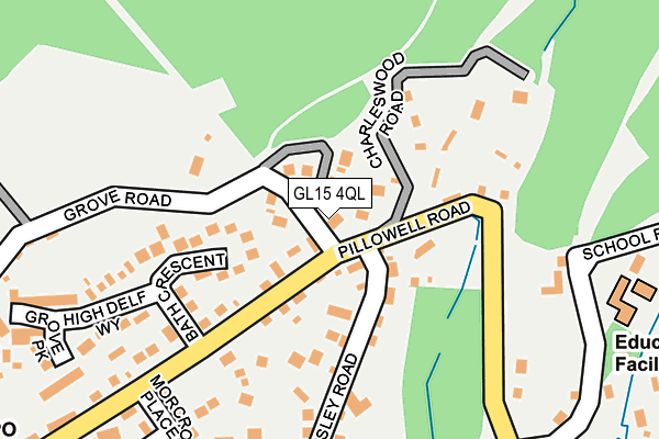 GL15 4QL map - OS OpenMap – Local (Ordnance Survey)