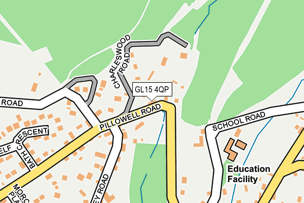 GL15 4QP map - OS OpenMap – Local (Ordnance Survey)