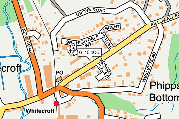 GL15 4QQ map - OS OpenMap – Local (Ordnance Survey)