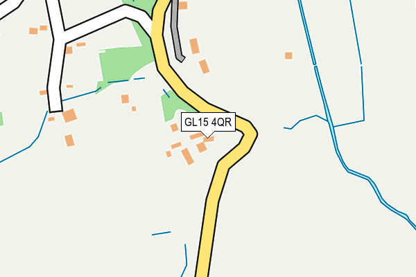 GL15 4QR map - OS OpenMap – Local (Ordnance Survey)
