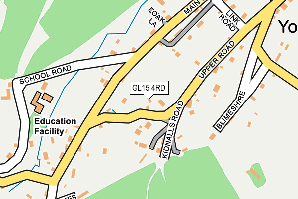 GL15 4RD map - OS OpenMap – Local (Ordnance Survey)