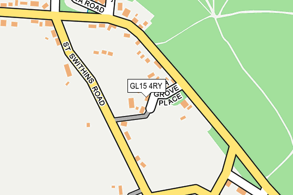 GL15 4RY map - OS OpenMap – Local (Ordnance Survey)