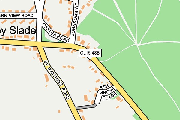 GL15 4SB map - OS OpenMap – Local (Ordnance Survey)