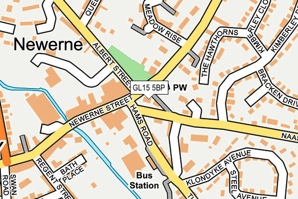GL15 5BP map - OS OpenMap – Local (Ordnance Survey)
