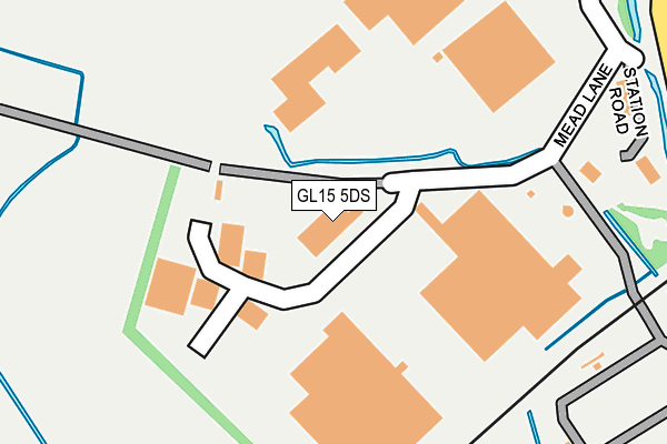 GL15 5DS map - OS OpenMap – Local (Ordnance Survey)