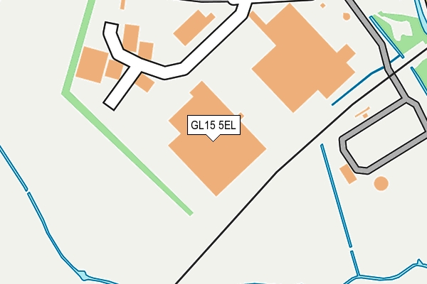 GL15 5EL map - OS OpenMap – Local (Ordnance Survey)