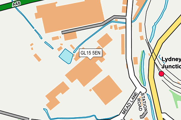 GL15 5EN map - OS OpenMap – Local (Ordnance Survey)