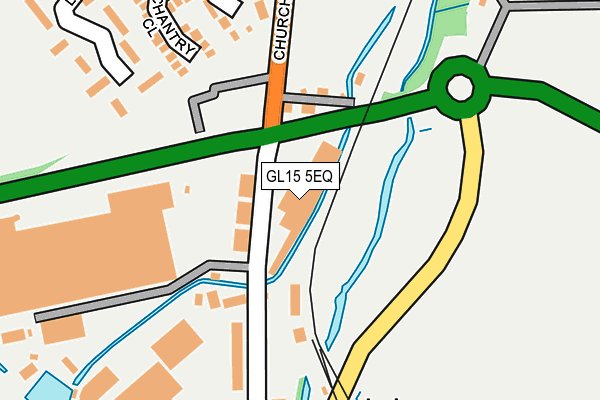 GL15 5EQ map - OS OpenMap – Local (Ordnance Survey)