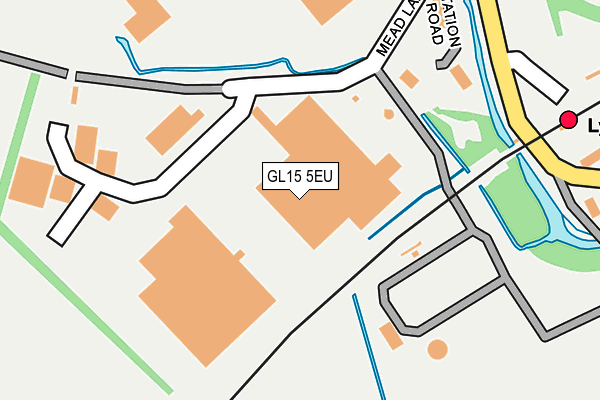 GL15 5EU map - OS OpenMap – Local (Ordnance Survey)