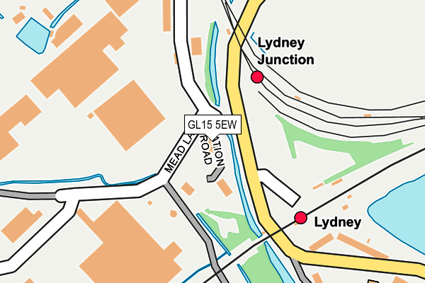 GL15 5EW map - OS OpenMap – Local (Ordnance Survey)