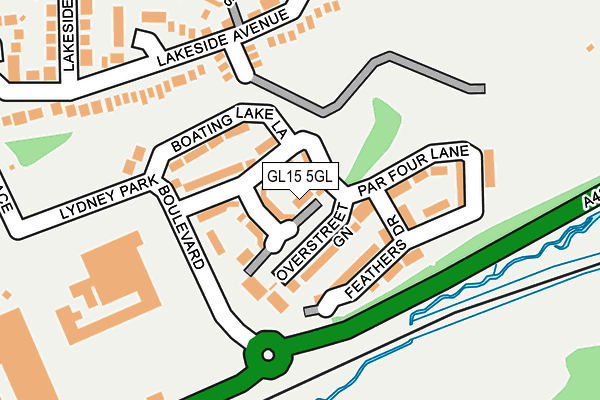 GL15 5GL map - OS OpenMap – Local (Ordnance Survey)