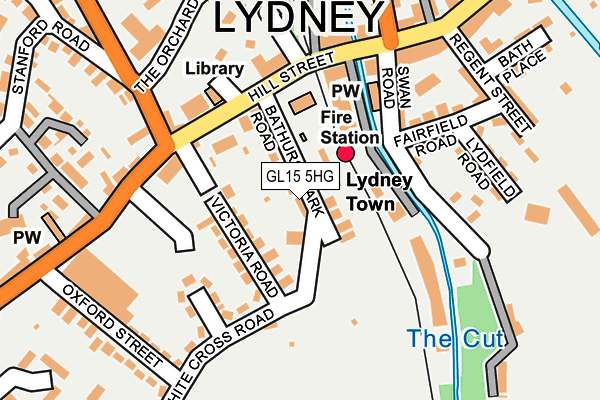 GL15 5HG map - OS OpenMap – Local (Ordnance Survey)