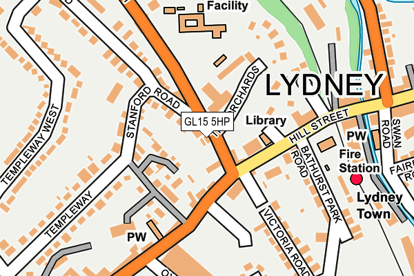 GL15 5HP map - OS OpenMap – Local (Ordnance Survey)