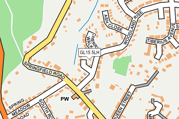GL15 5LH map - OS OpenMap – Local (Ordnance Survey)