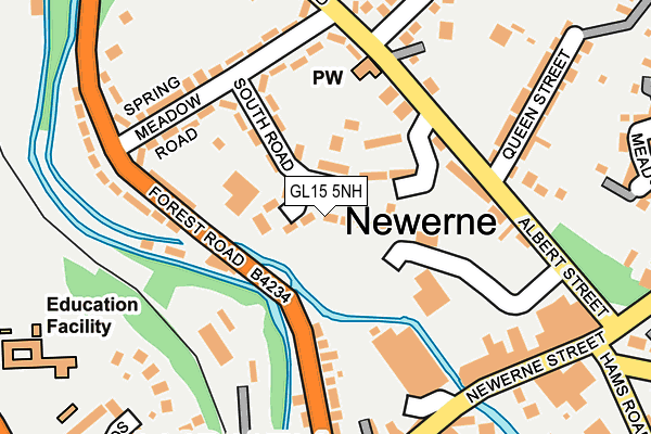 GL15 5NH map - OS OpenMap – Local (Ordnance Survey)