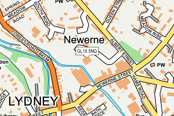 GL15 5NQ map - OS OpenMap – Local (Ordnance Survey)