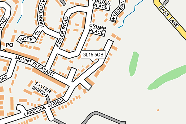 GL15 5QB map - OS OpenMap – Local (Ordnance Survey)