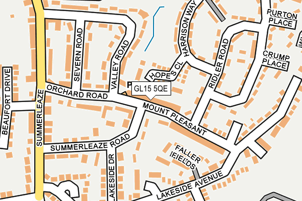 GL15 5QE map - OS OpenMap – Local (Ordnance Survey)