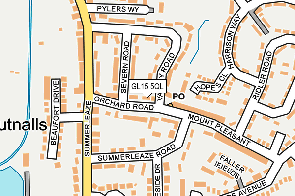 GL15 5QL map - OS OpenMap – Local (Ordnance Survey)